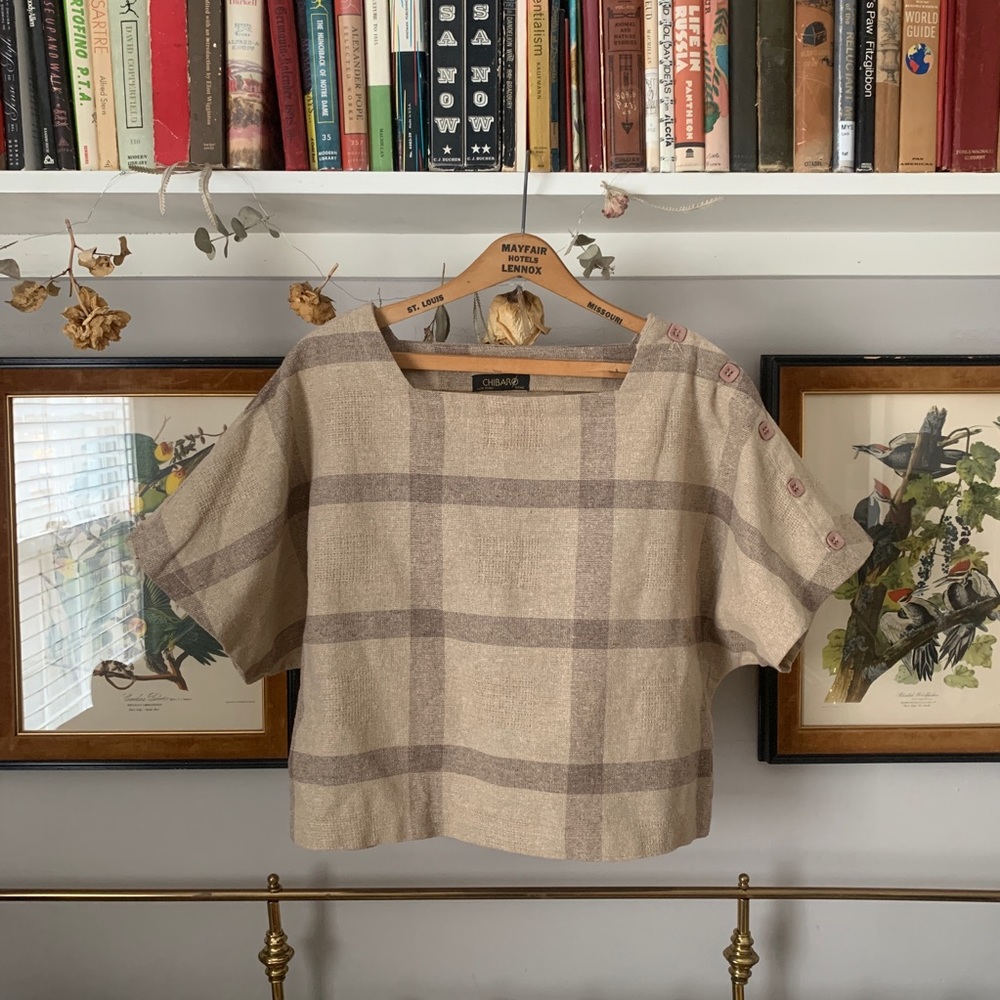 Vintage Linen Top by CHIBARO NY/Paris